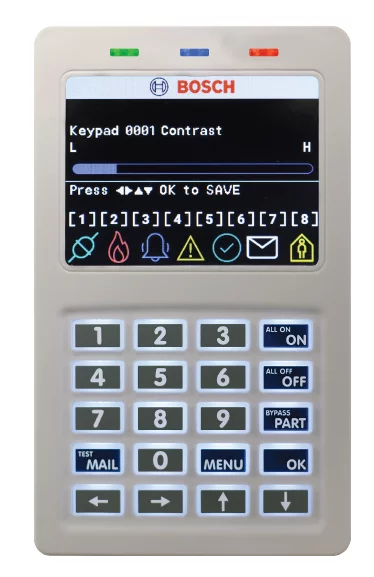 Bosch CP737B Solution 6000 Hardwired Wi-Fi Graphics Keypad