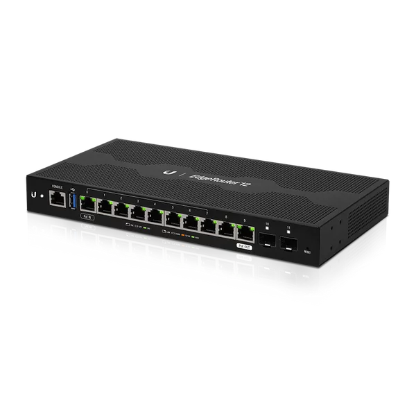 Ubiquiti ER-12 EdgeRouter 12 - 10-Port Gigabit Router