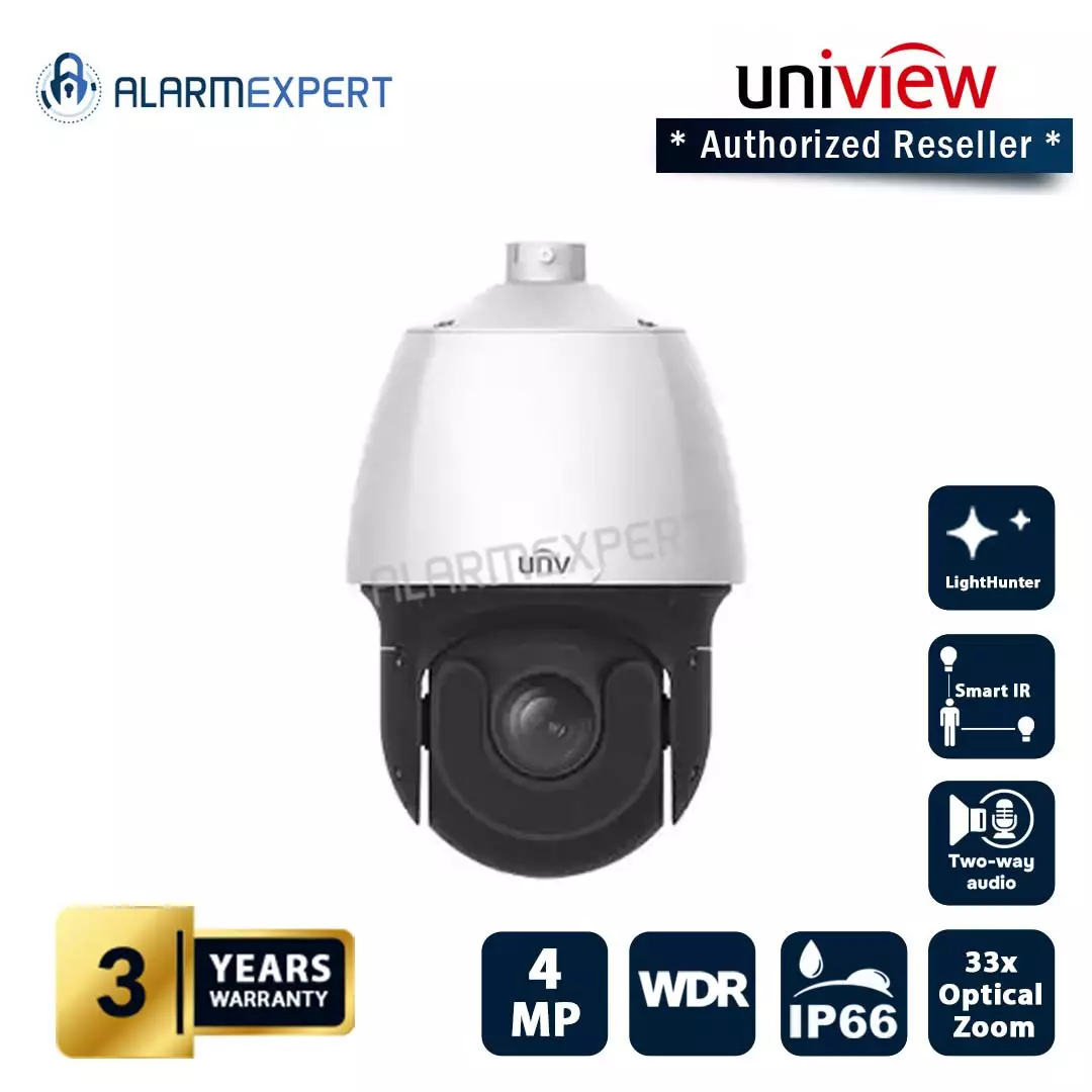 Uniview 4MP 33x Lighthunter Network PTZ Dome Camera IPC6254SR-X33DUP
