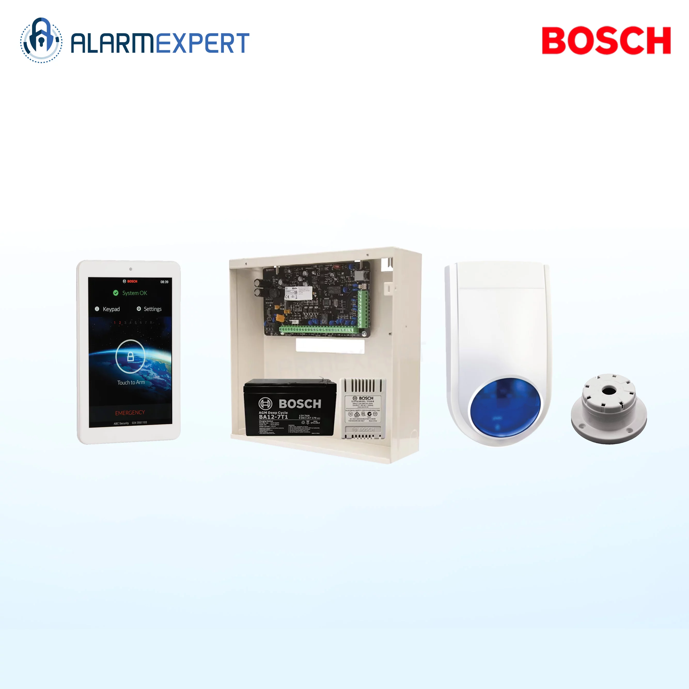 Bosch Solution 2000 NO DETECTOR KIT + 7" Touch screen  Keypad