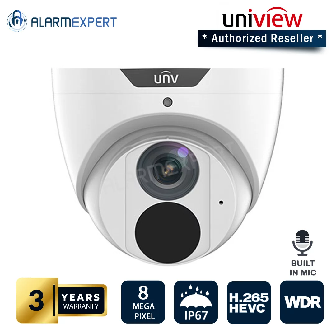 UNV 8MP HD IR Fixed Eyeball Network Camera IPC3618SB-ADF28KM-I0-S2