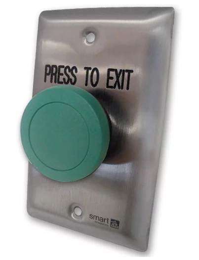 SMART4350G Smart Curved Gpo Sized Plate – Green Mushroom Button Text