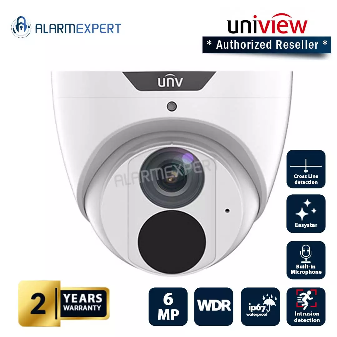 Uniview 6MP HD IR Fixed Eyeball Network Camera IPC3616LE-ADF28KM-G