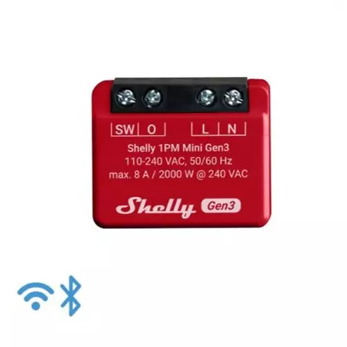 Shelly 1PM Mini Gen3 SH-SHELLY1PM-M