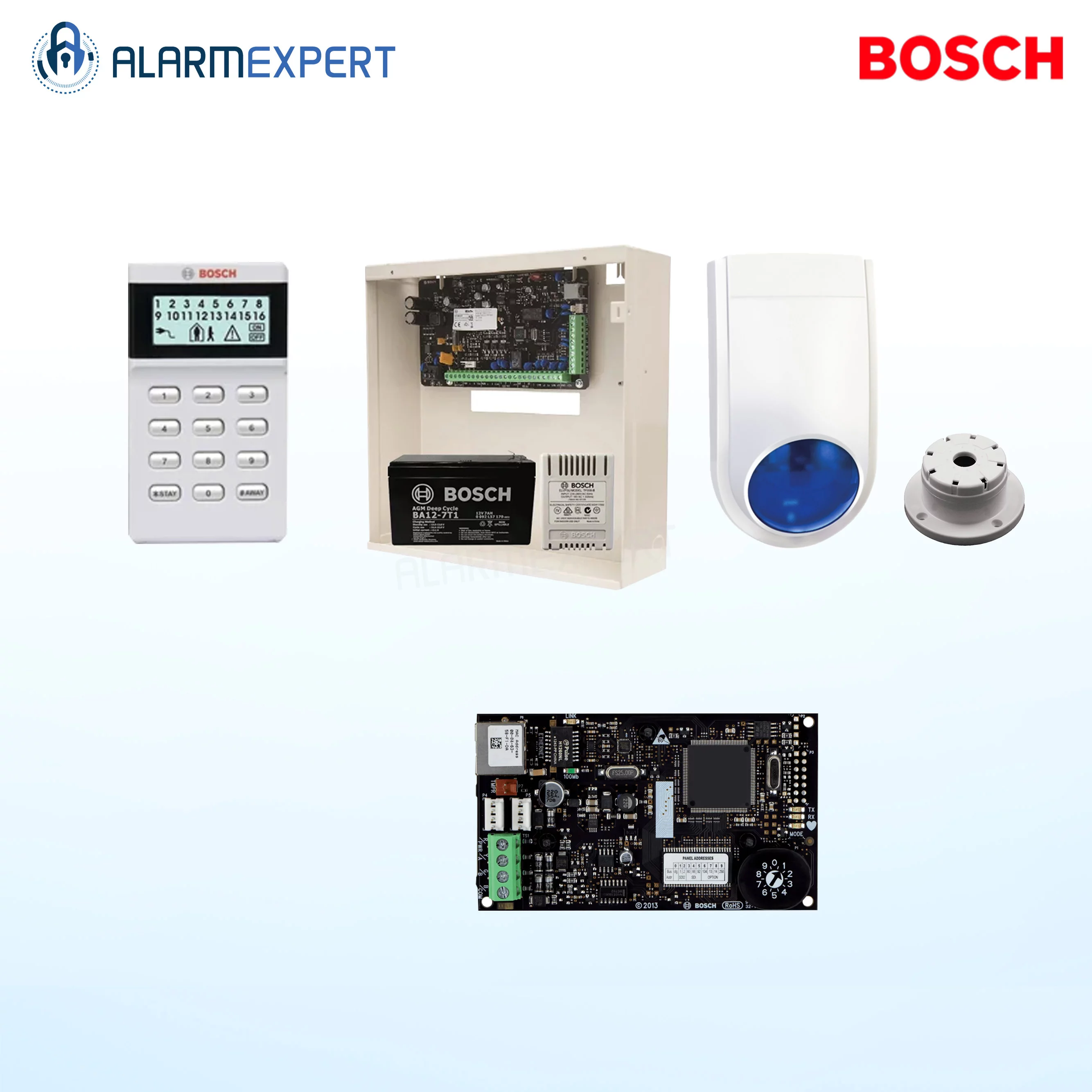 Bosch Solution 2000 IP + Icon Keypad + No Detector