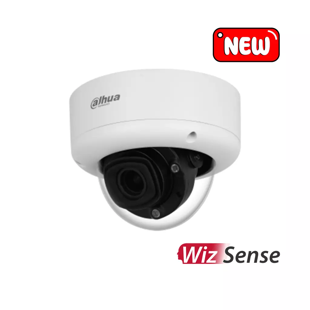 Dahua 4MP Wide Angle Fixed 2.1 mm Dome WizSense Network Camera - DH-IPC-HDBW3466R-AS-P