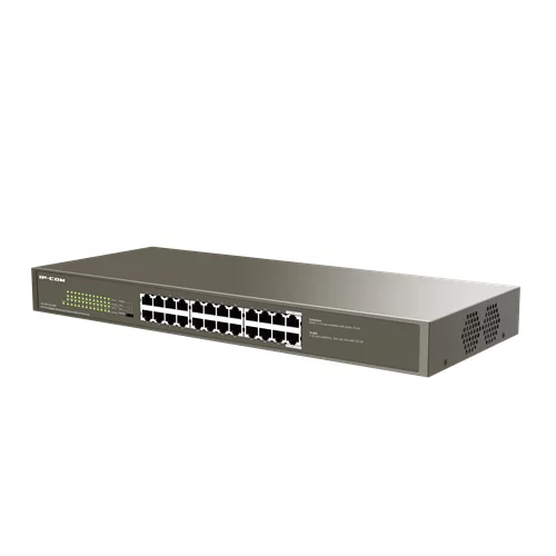 Tenda 24-Port Gigabit Desktop/Rackmount PoE+ Switch  IPG1124P-24-250W