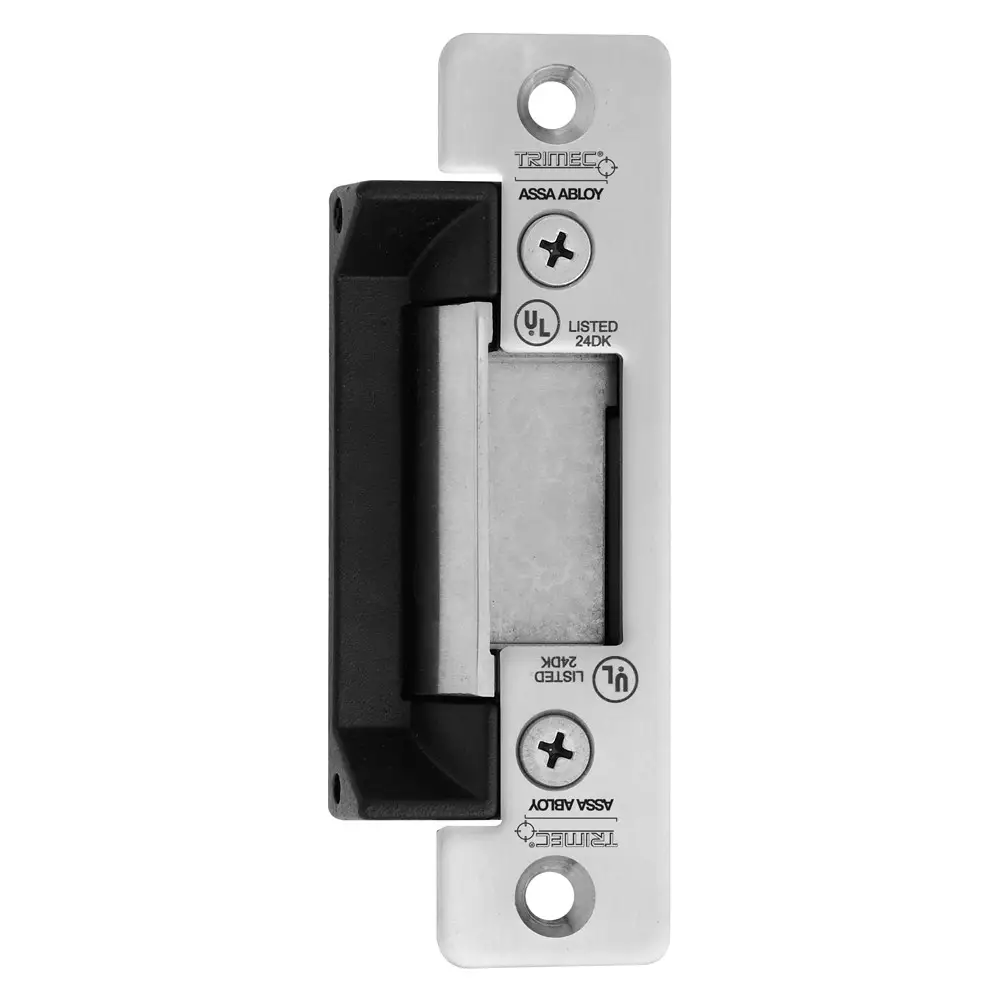 ASSA ABLOY Trimec Es110 Series Standard Elec Strike Blk/Sil Non Monitored 680Kg H/Force