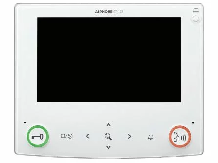 Aiphone GT Series 7″ Hands-free Colour Video Tenant Station, White GT-1C7