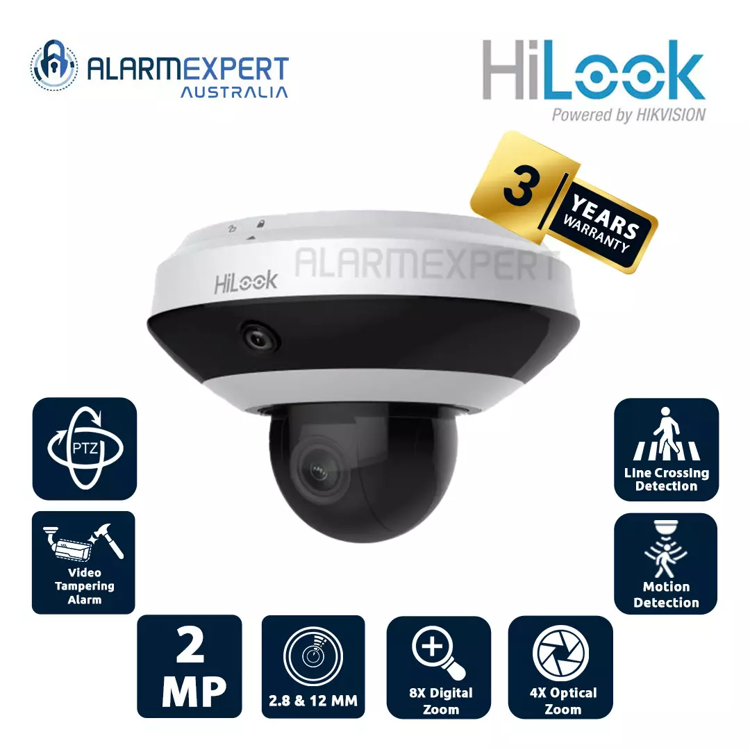 HiLook 4 MP PTZ Network IR Vandal Dome Camera, 4x Optical Zoom PTZ-N2404I-DE3
