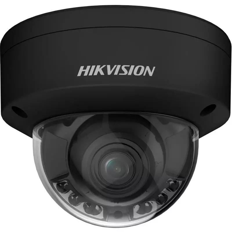 Hikvision 8 MP Smart Hybrid Light with ColorVu Motorized Dome Network Camera Black DS-2CD2787G2HT-LIZS(BLACK)