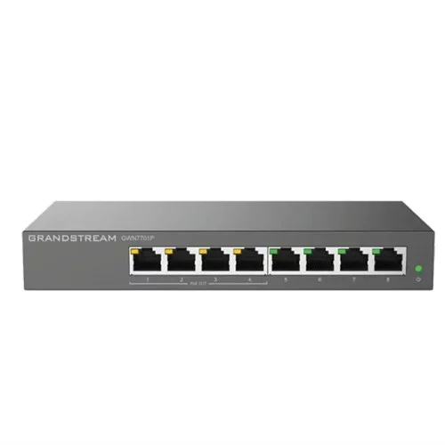 Grandstream GR-GWN7701P Unmanaged Network Switch, 8 -Gigabit Ports (4 X Poe)