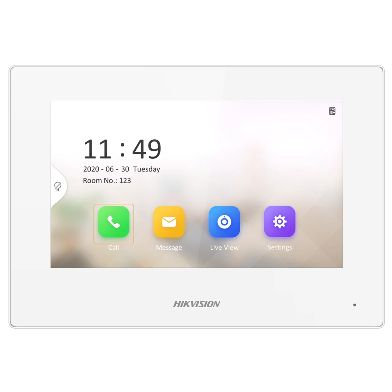 Hikvision 7" TouchScreen Standard POE indoor station 4 DS-KH6320-LE1