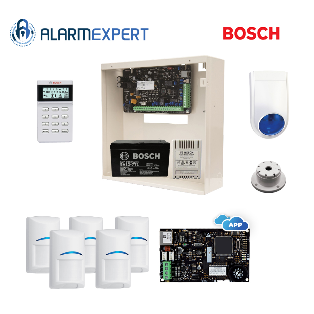 Bosch Solution 3000 IP + 5 PIRs + Icon Keypad