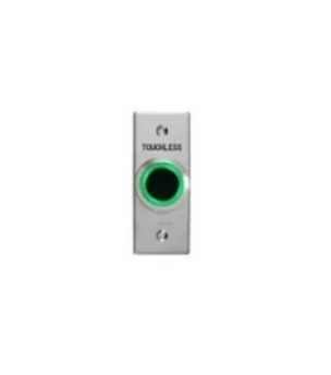 Smart Architrave Stainless Steel Touchless Exit Button IP65 Dual LED (Red/Blue)