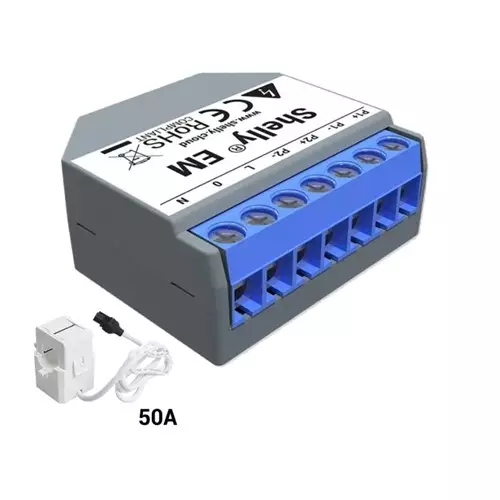 Shelly Single Phase Energy Meter Kit SHELLYEM-KIT