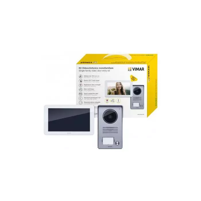 Elvox One-family kit 7in video touch plug-in ELVK40915