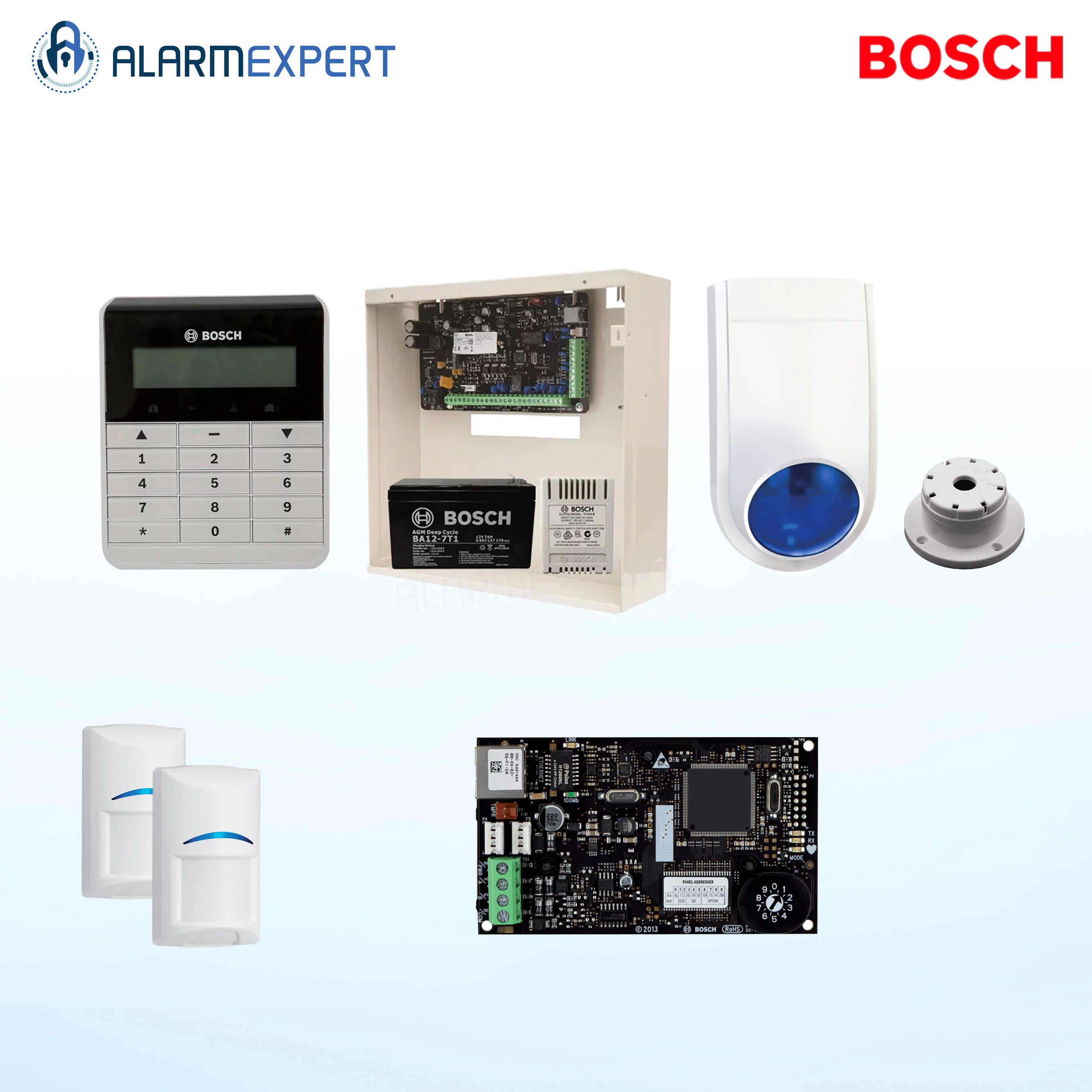 Bosch Solution 2000 IP + 2 QUADs + Text Keypad