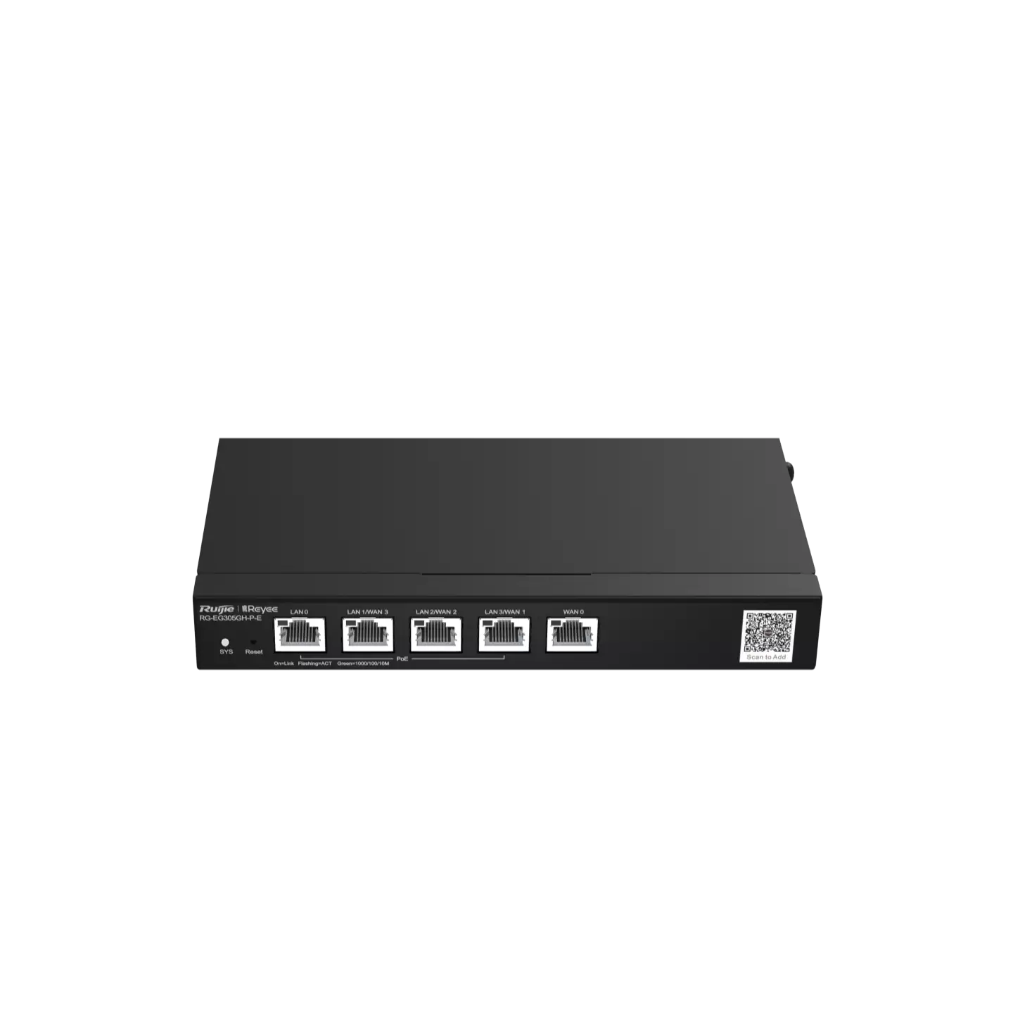 Ruijie Reyee 5-Port High-Performance Cloud Managed PoE Office Router RG-EG305GH-P-E